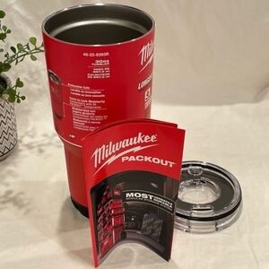 NWT Milwaukee Red Packout Tumbler. 30 oz.